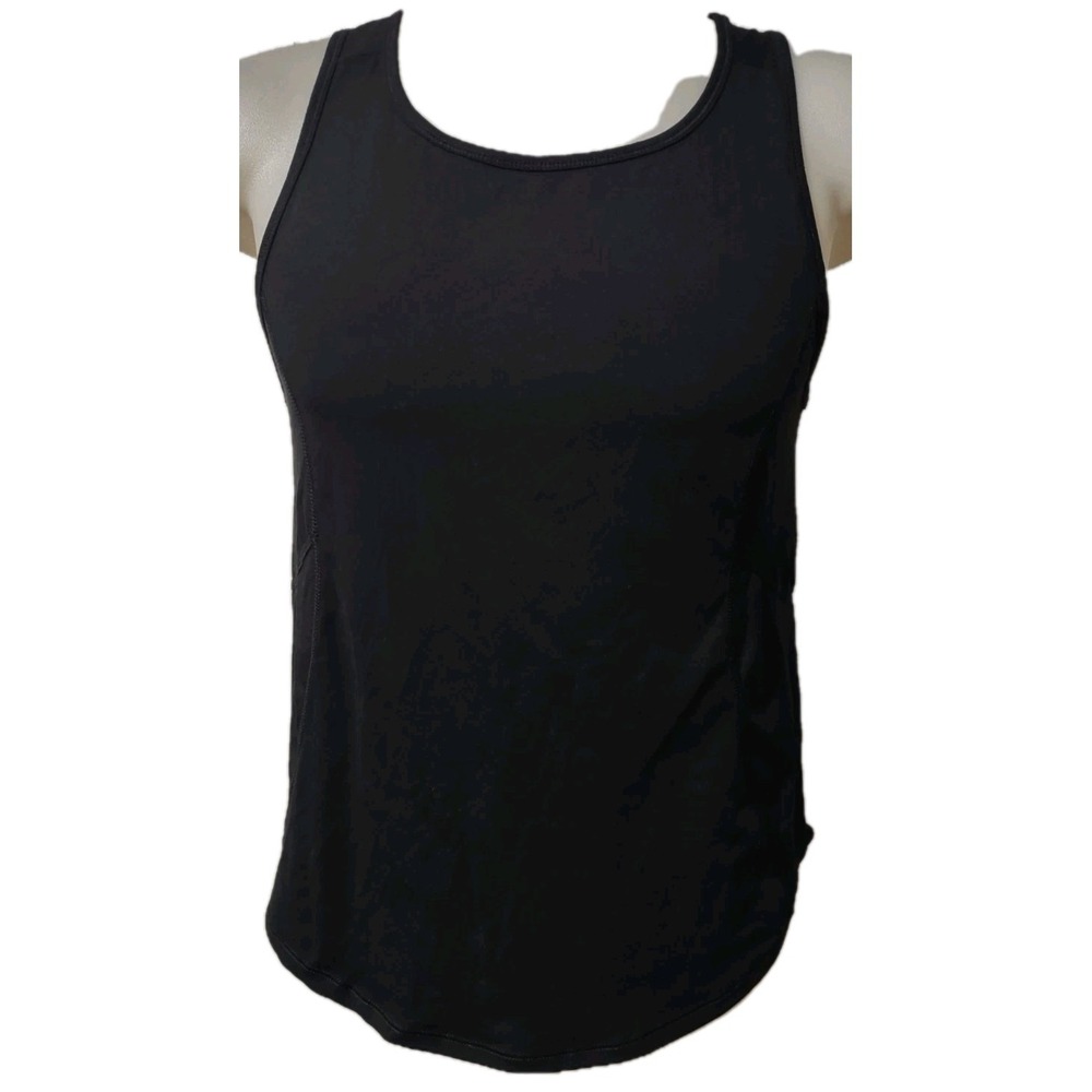 Tank Top 90 Degree by Reflex Black Large Womens‎ Athleisure Gym Yoga Activewear